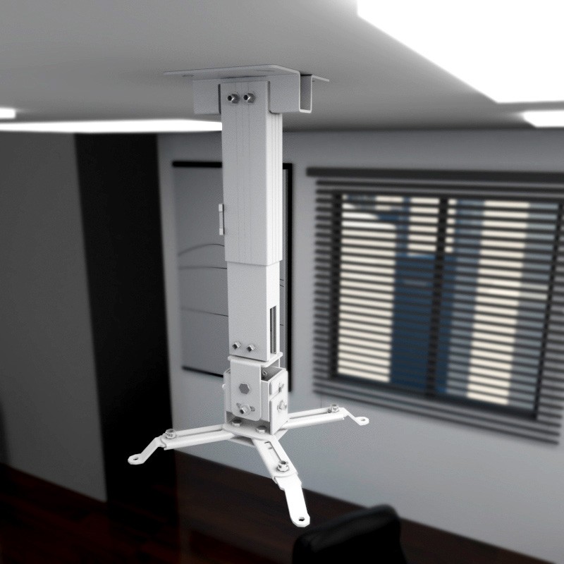 computadoras y laptops - SOPORTE BASE PARA PROYECTOR KLIPX BLANCA DE TECHO  2