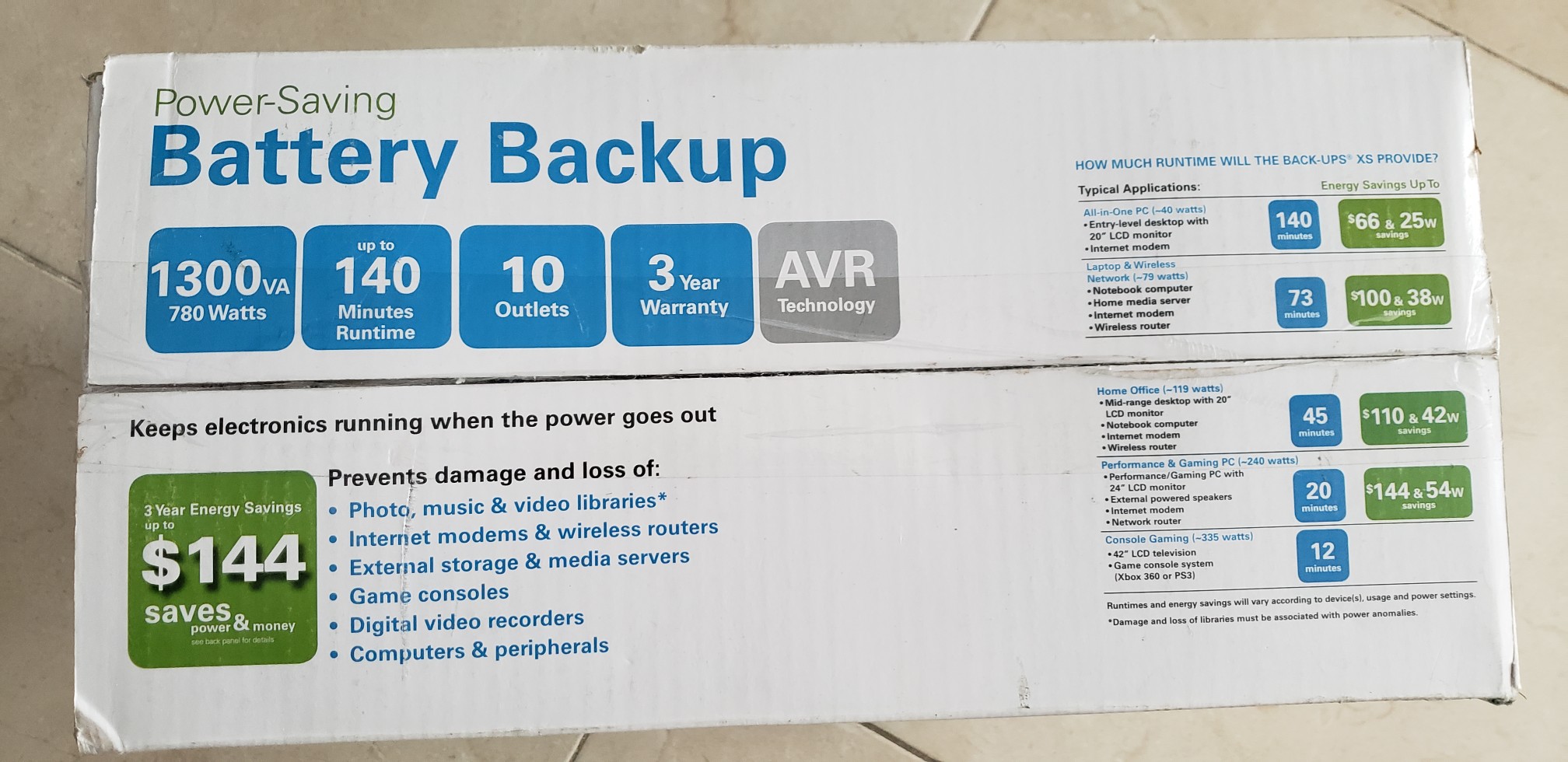 plantas e inversores - APC Backup     2 batteries     nuevo.  En caja.