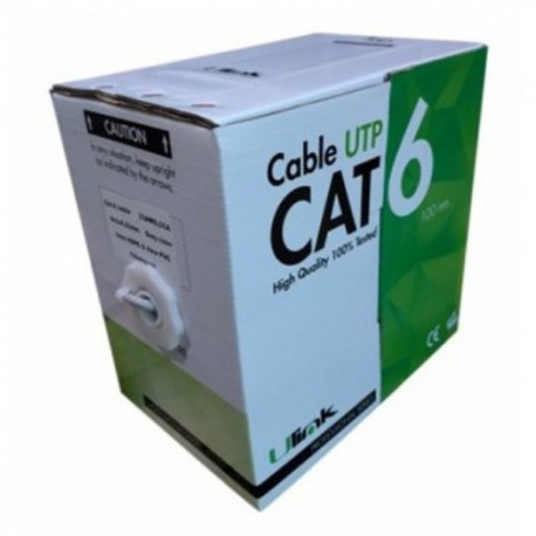 computadoras y laptops - CAJA DE CABLE UTP CAT 6