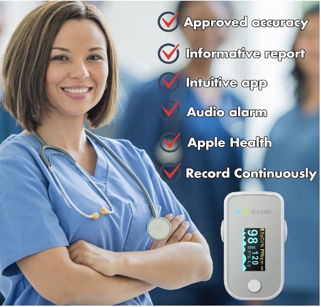 salud y belleza - pulso Bluetooth para medir oxígeno en sangre y  frecuencia cardíaca 2
