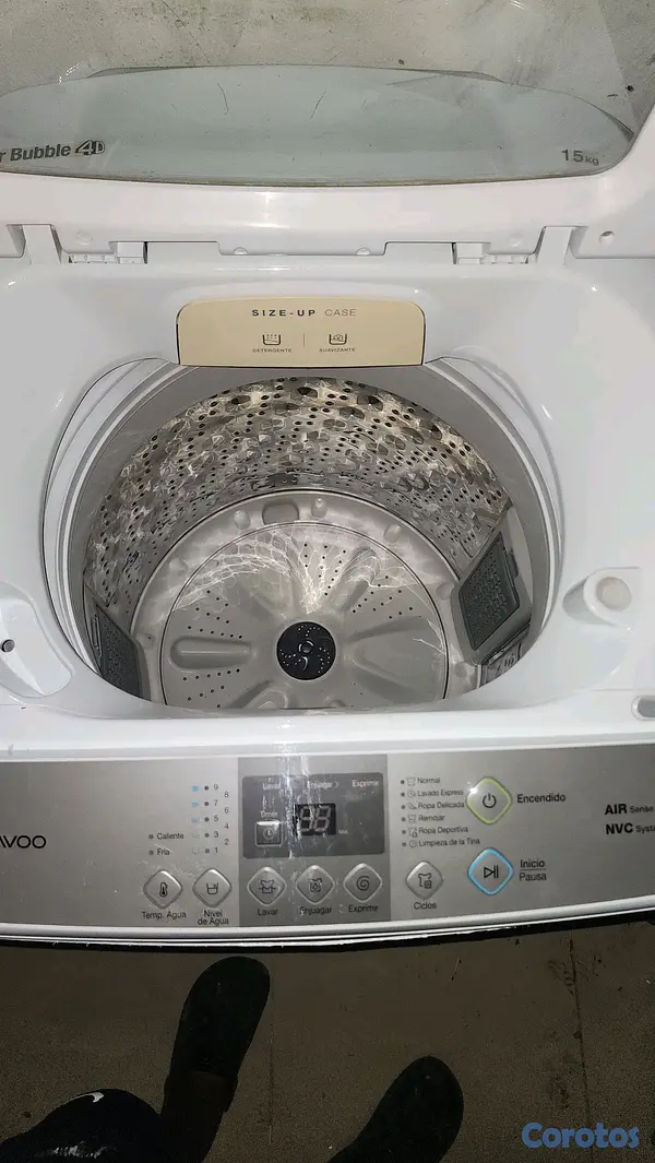 electrodomesticos - lavadora Automática Daewoo de 32 libras en excelente condiciones 100% Funcional 5