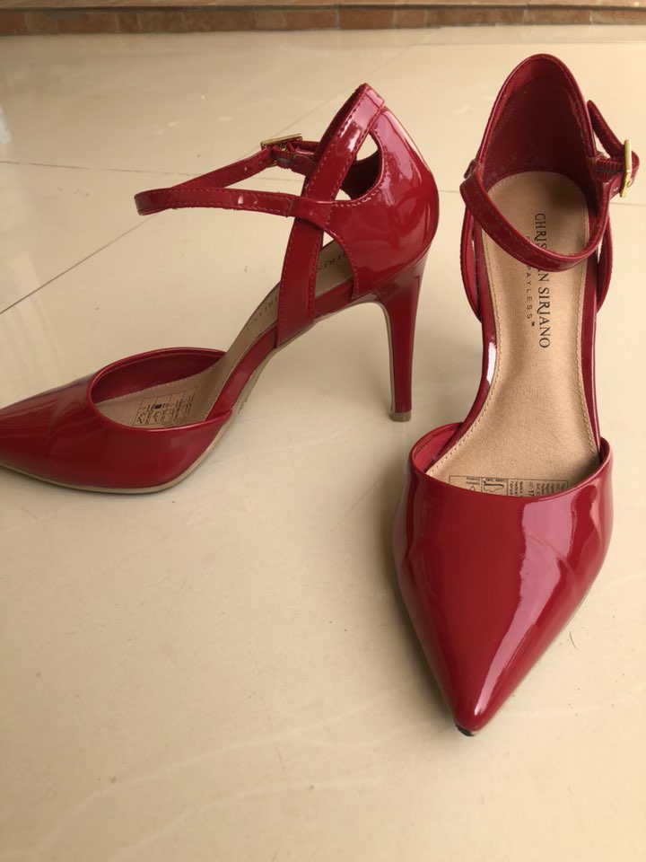 zapatos para mujer - Zapatos de trabajo (rojos) 