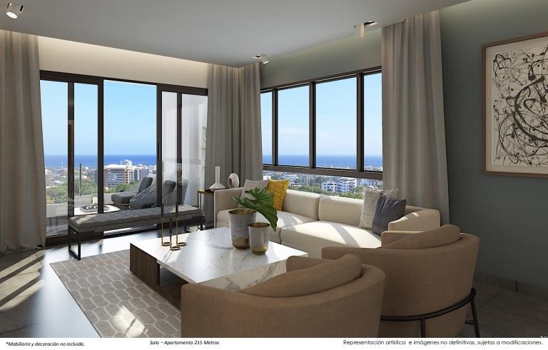 apartamentos - Proyecto en venta Santo Domingo #23-2220 tres dormitorios, 3.5 baños, parqueo cu 0