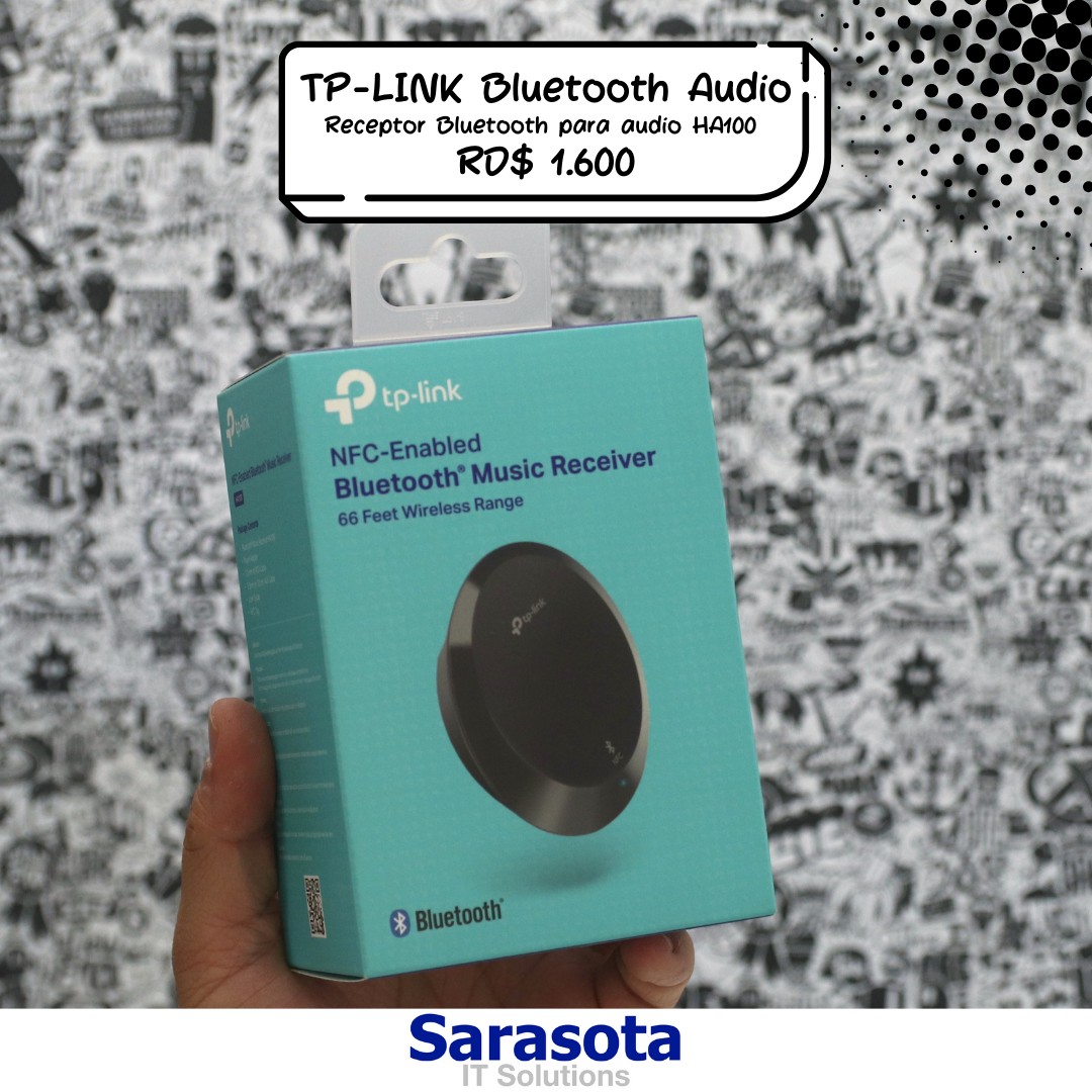 accesorios para electronica - TP-Link Receptor de Audio Bluetooth para bocinas HA100 (Somos Sarasota)