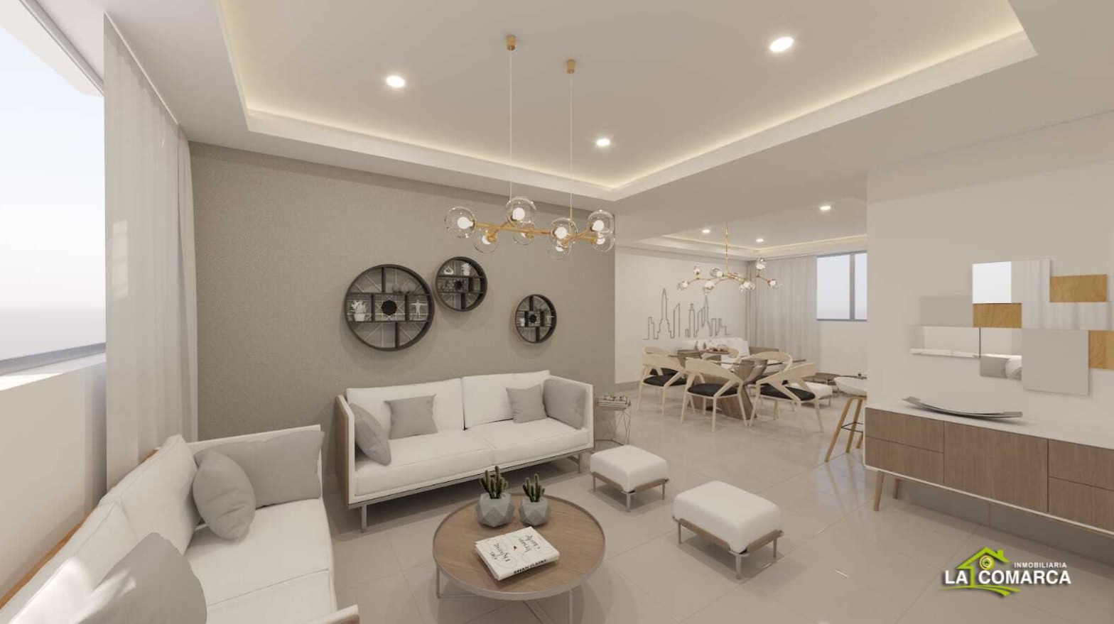 apartamentos - Apartamento con piscina en Venta en Santiago 8