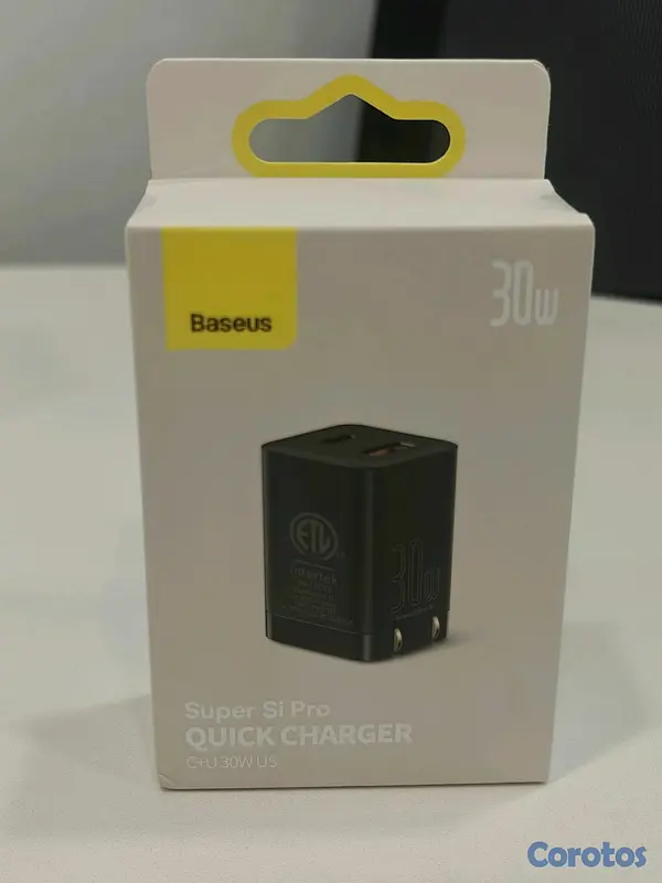 otros electronicos - Cargador 30W Baseus Doble Salida 2