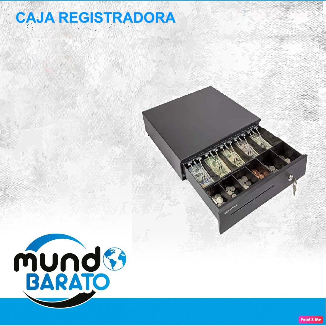 accesorios para electronica - Caja registradora, de dinero, para sistema de ventas, 5 billetes cash drawer