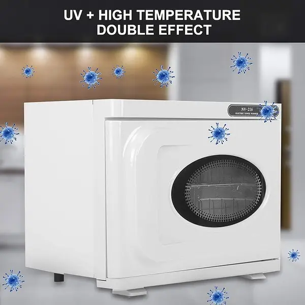 salud y belleza - Esterilizador de Toallas y Herramientas 2 En 1, Calor  y Luz UV. 5