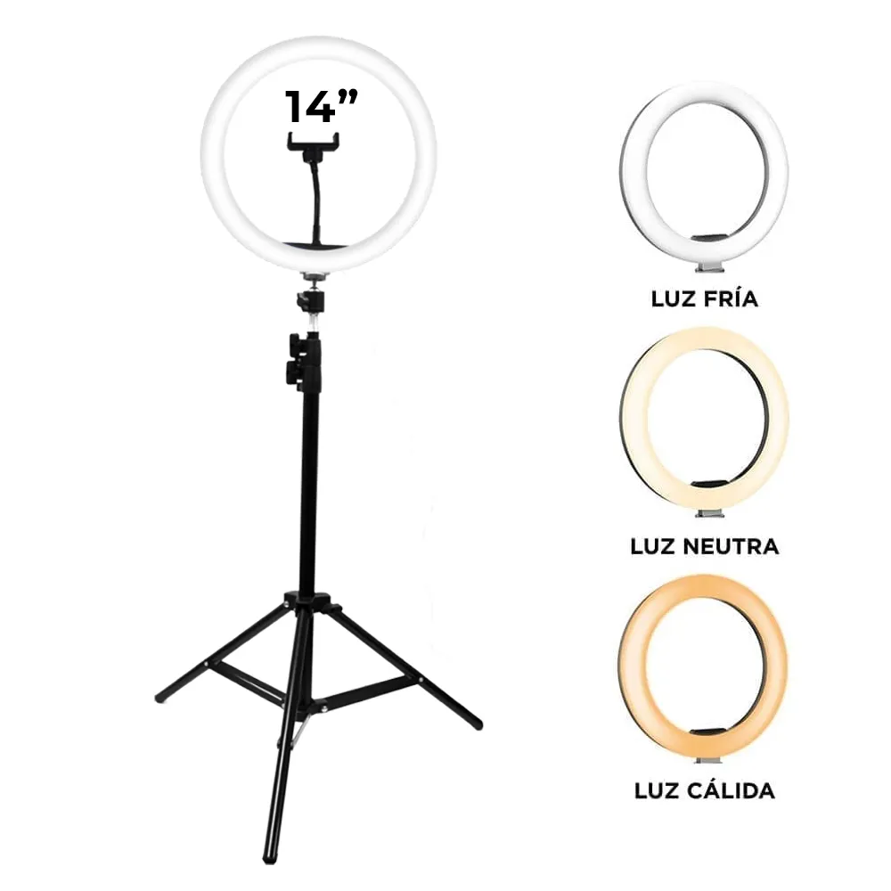 otros electronicos - ARO DE LUZ DE 14 PULGADAS 0