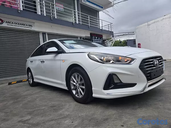 carros - HYUNDAI SONATA NEW RISE 2018 BLANCO GASOLINA 2