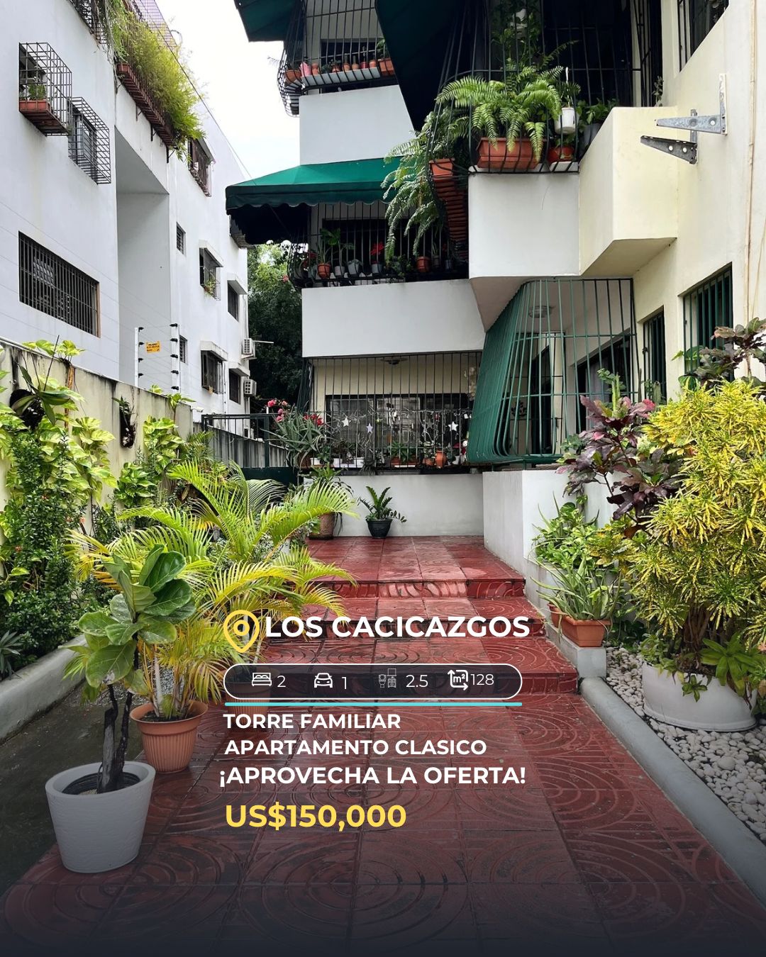 apartamentos - Vendo apartamento en Los Cacicazgos  1