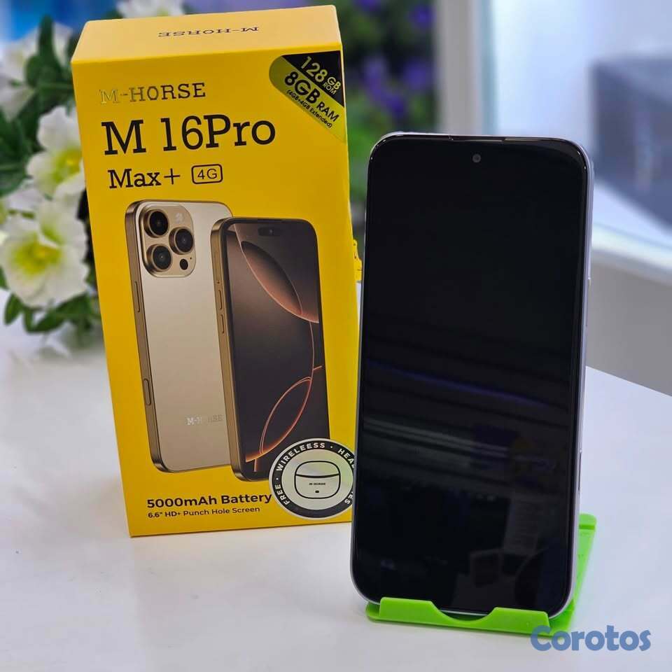 celulares y tabletas -  M-HORSE M 16 PRO MAX + 128GB 8GB RAM CON AUDIFONO