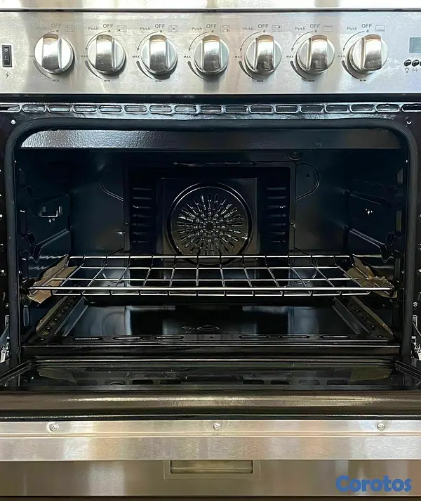 electrodomesticos - Estufa KN Gold profesional Niquelada de acero inoxidable 
30 pulgadas
 2