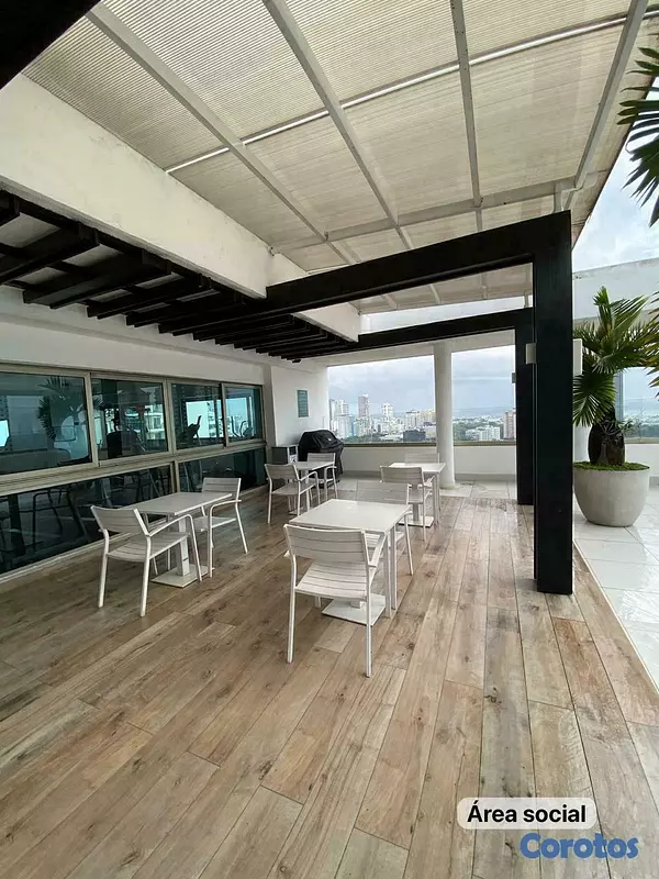 apartamentos - Cacicazgos Apartamento para Ejecutivo excelente ambiente, Amueblado Moderno 5