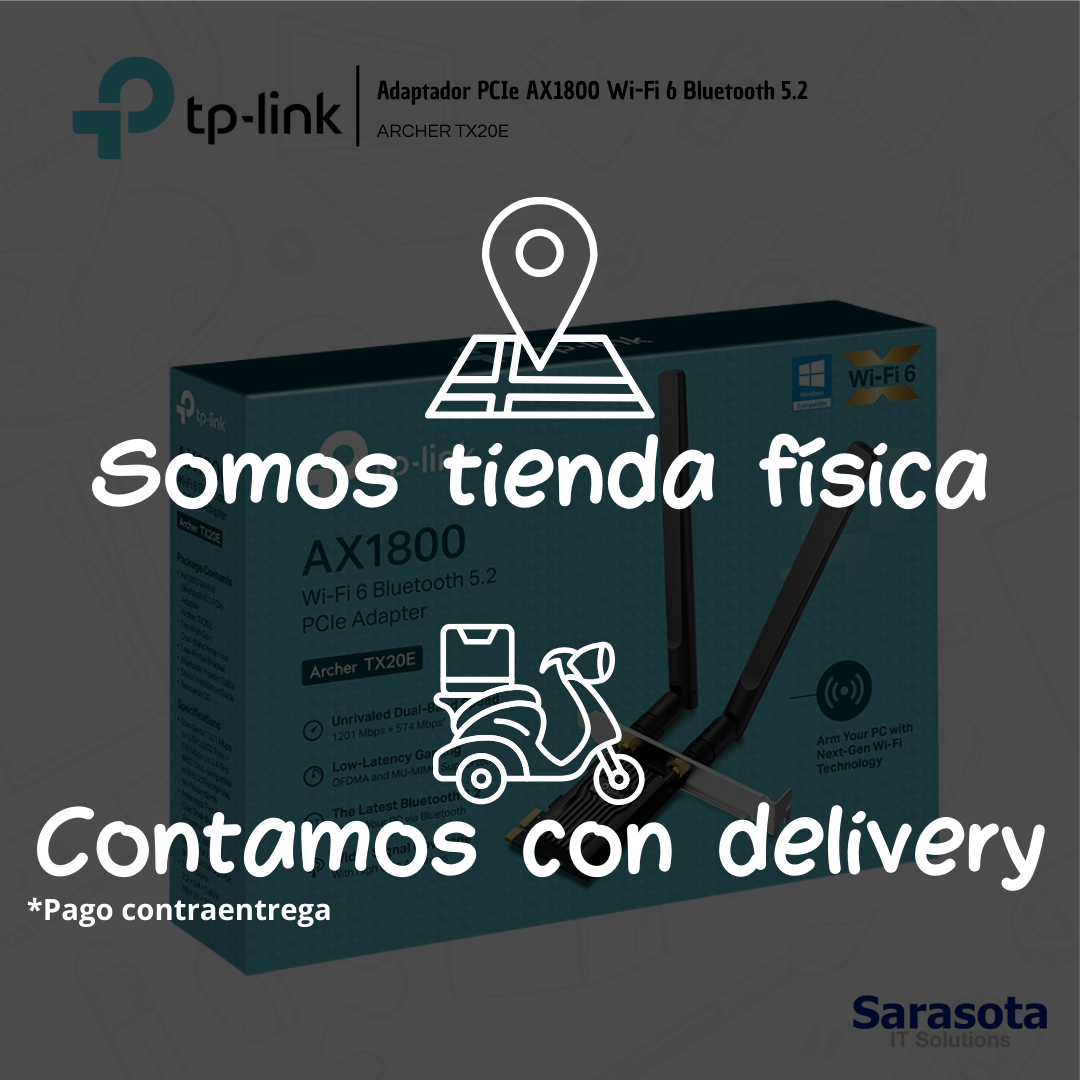 accesorios para electronica - Tp-Link PCIe AX1800 Wi-Fi 6 con Bluetooth 5.2 2