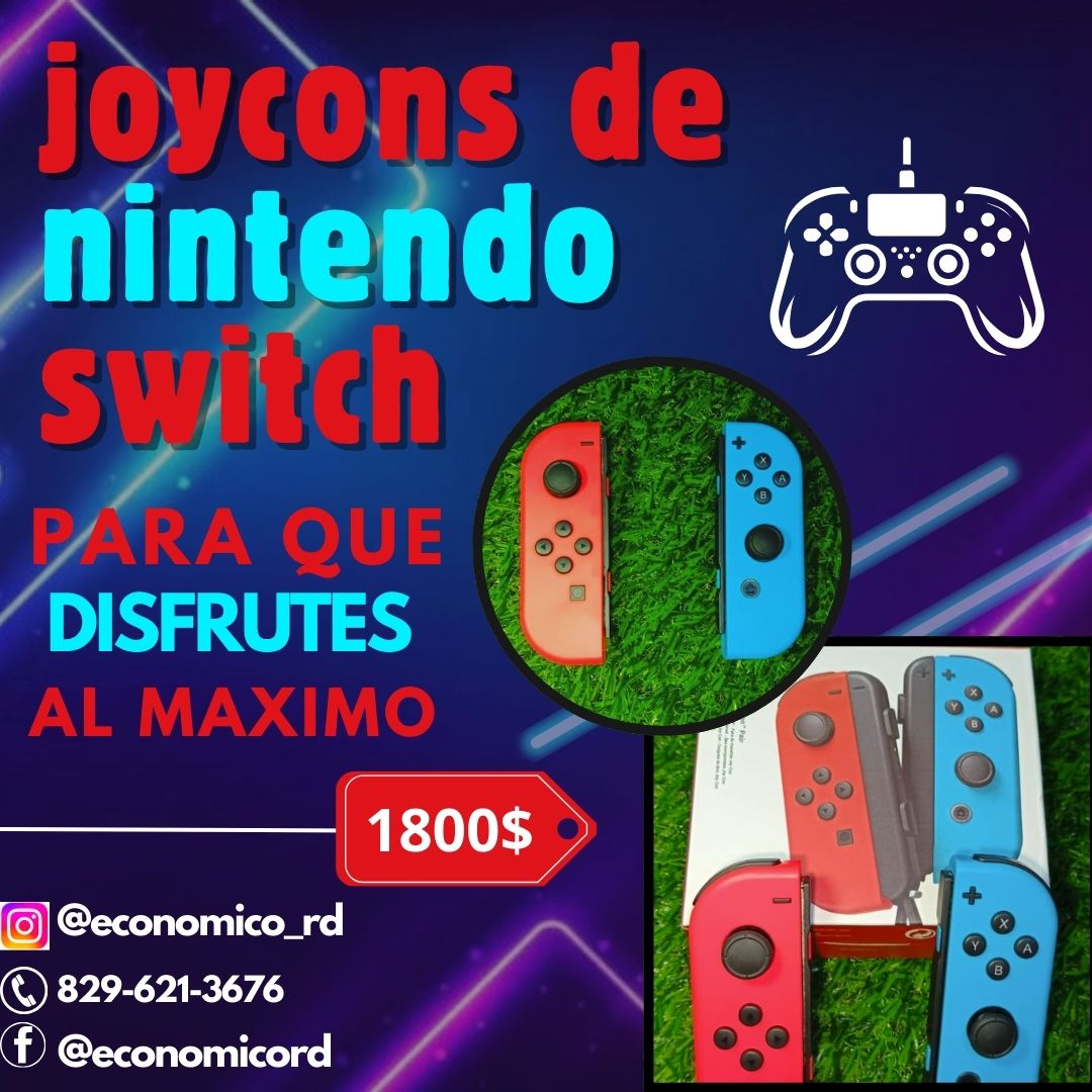 consolas y videojuegos - joycons De Nintendo Switch 