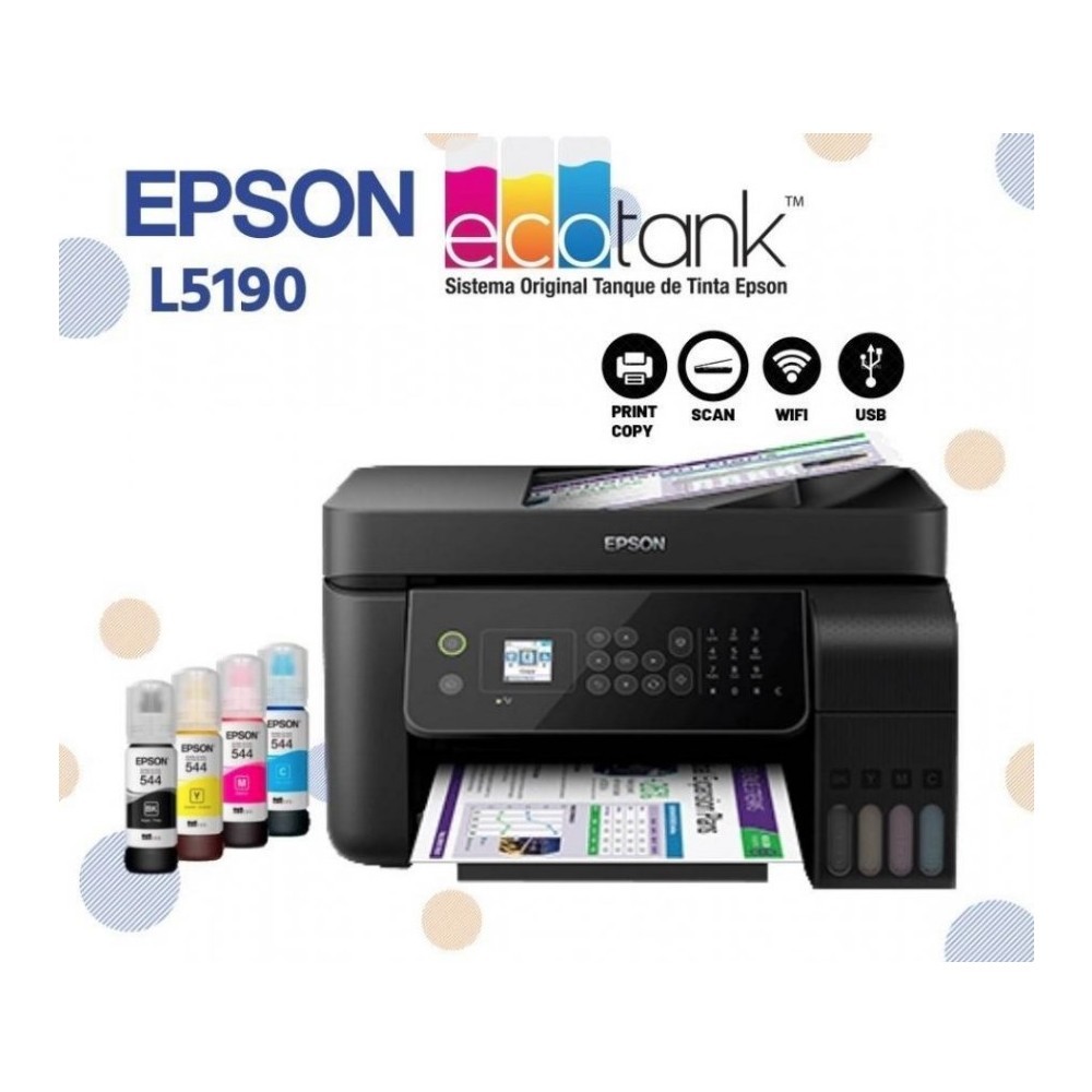 impresoras y scanners - Impresora Epson Multifuncional EcoTank L5190