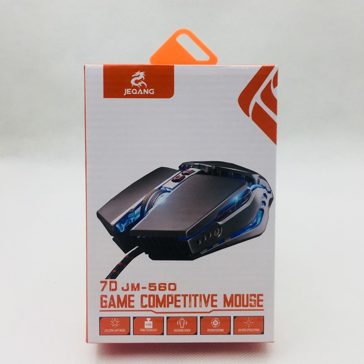 accesorios para electronica - MOUSE GAMER COMPETITIVO 7D JM-560