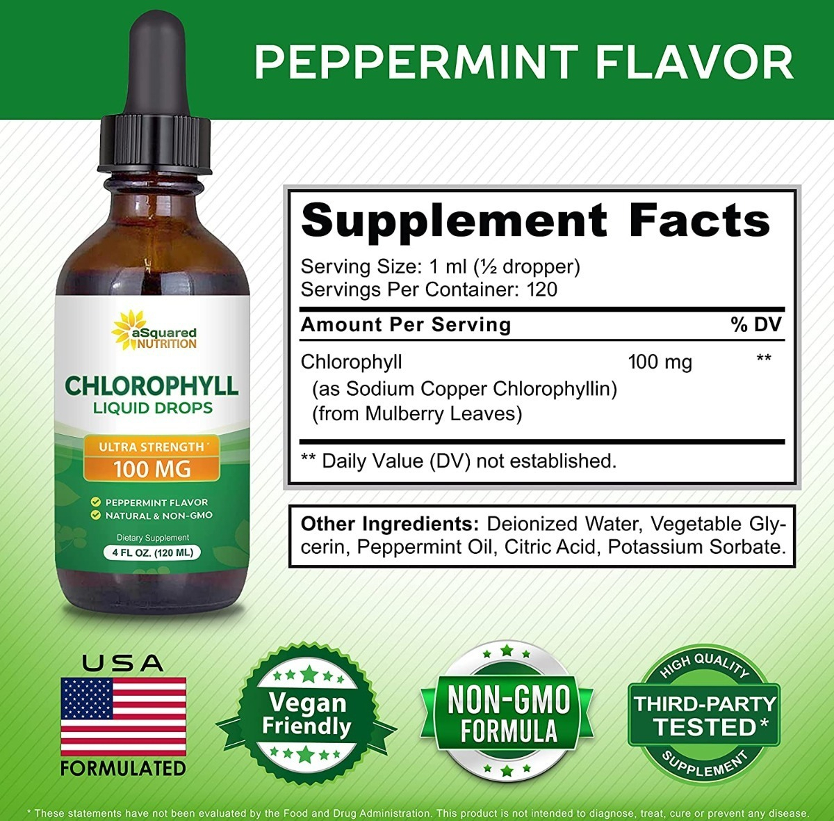 Salud y Equipamiento Médico - Clorofila 100 Mg Asquared - Ml A $1947 - Ml A $2049 2