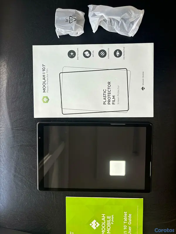 computadoras y laptops - Tablet Moolah 32gb 3gb de ram 10 pulgadas cargador 4