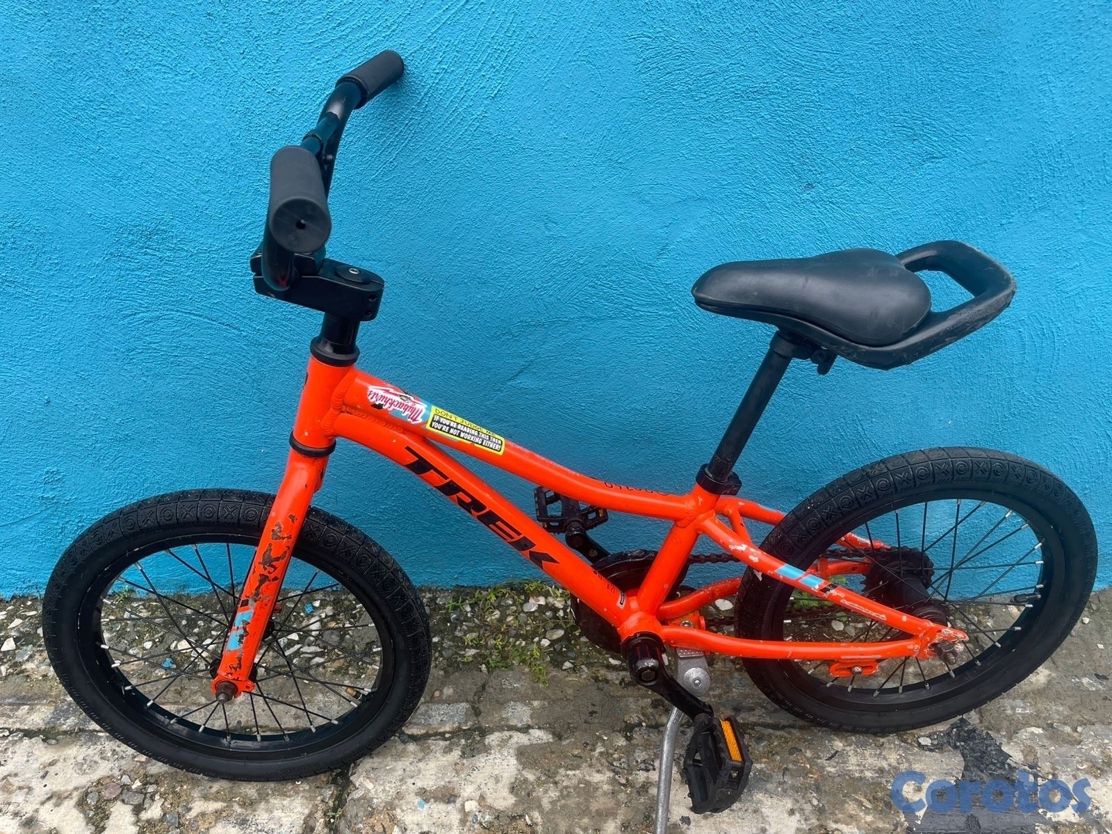 bicicletas y accesorios - Bicicleta americana aro 16 marca trek aluminio  3