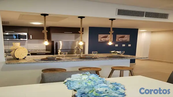 apartamentos - Alquiler amueblado de apartamento en 1era línea de playa, Juan Dolio 4