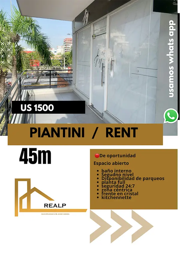 oficinas y locales comerciales - Local Piantini 1