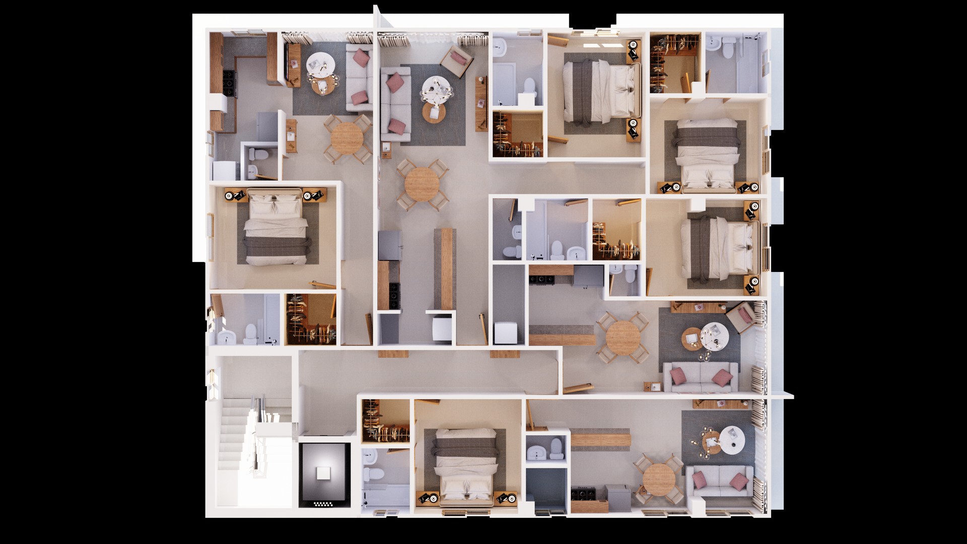 apartamentos - Proyecto de apartamentos en venta en Evaristo Morales 2 habitaciones  3