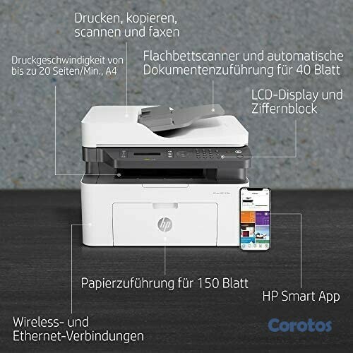 impresoras y scanners - MULTIFUNCIONAL LASER HP MFP M137FNW IMPRESOR, ESCAN,COPIA, WI-FI 2