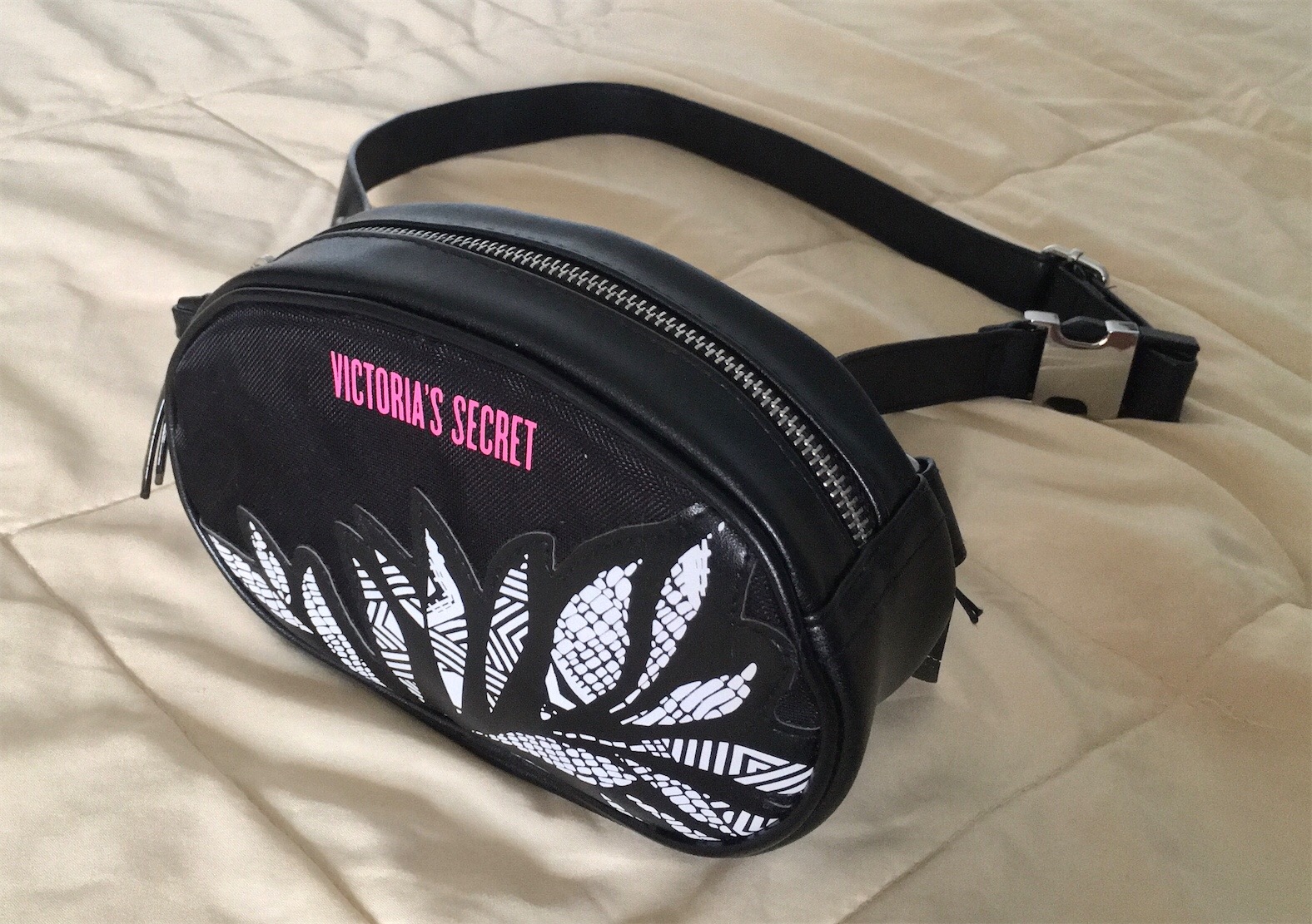 carteras y maletas - Mini Cartera Bolso Fanypack de Cadera y Hombro Victoria Secret negra 
