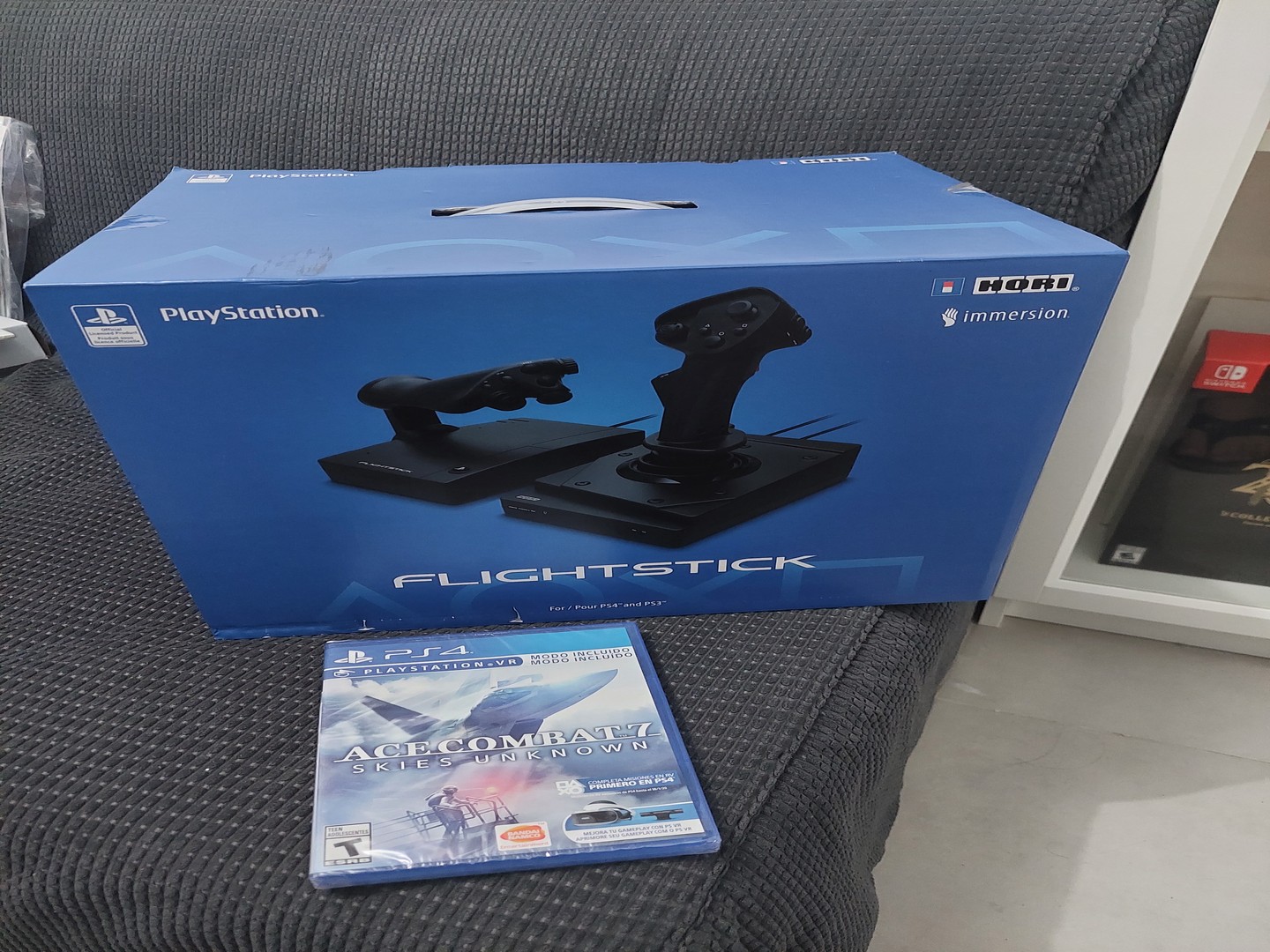 consolas y videojuegos - Palancas de Simulador de Vuelo para (PS4/PS3) de la marca HOTAS Flight Stick.