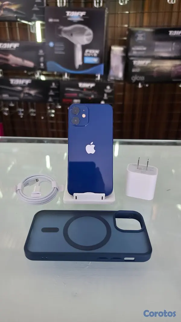 celulares y tabletas - iPhone 12 Mini 64GB Azul desbloqueado de fabrica 2