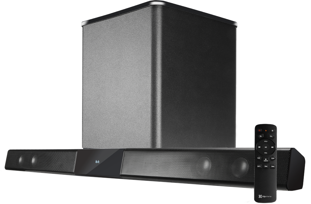 computadoras y laptops - BOCINA KLIPX 2.1 ZERAFIK (SOUNDBAR),BLUETOOTH V4.0 160W RMS, CONTROL REMOTO 1