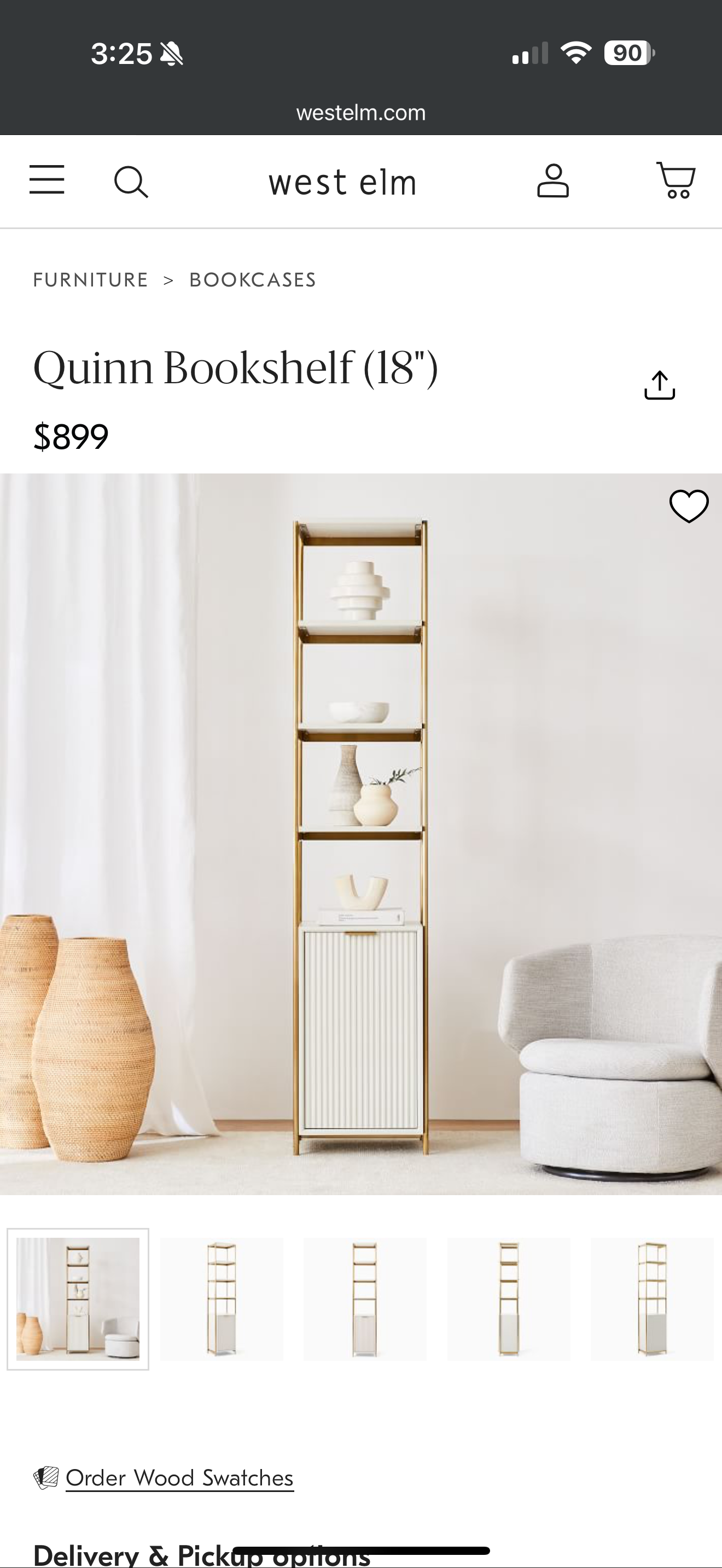 decoración y accesorios - Librero / Estantería moderna con gabinete 6