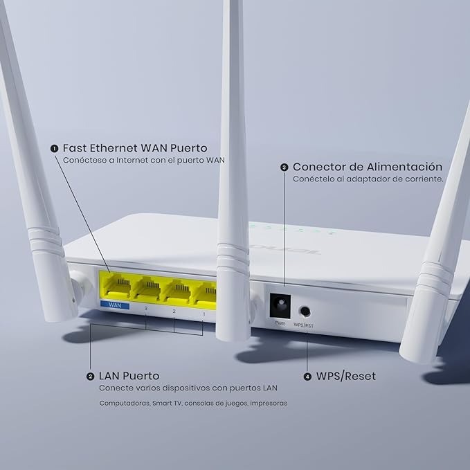 accesorios para electronica - Router Tenda F3 repetidor  2