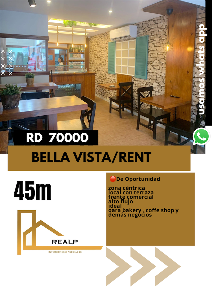 oficinas y locales comerciales - Local con terraza en bella vista  0
