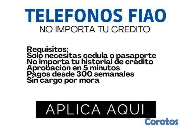 celulares y tabletas - Tenemos teléfono fiao' a cómodas cuotas 1