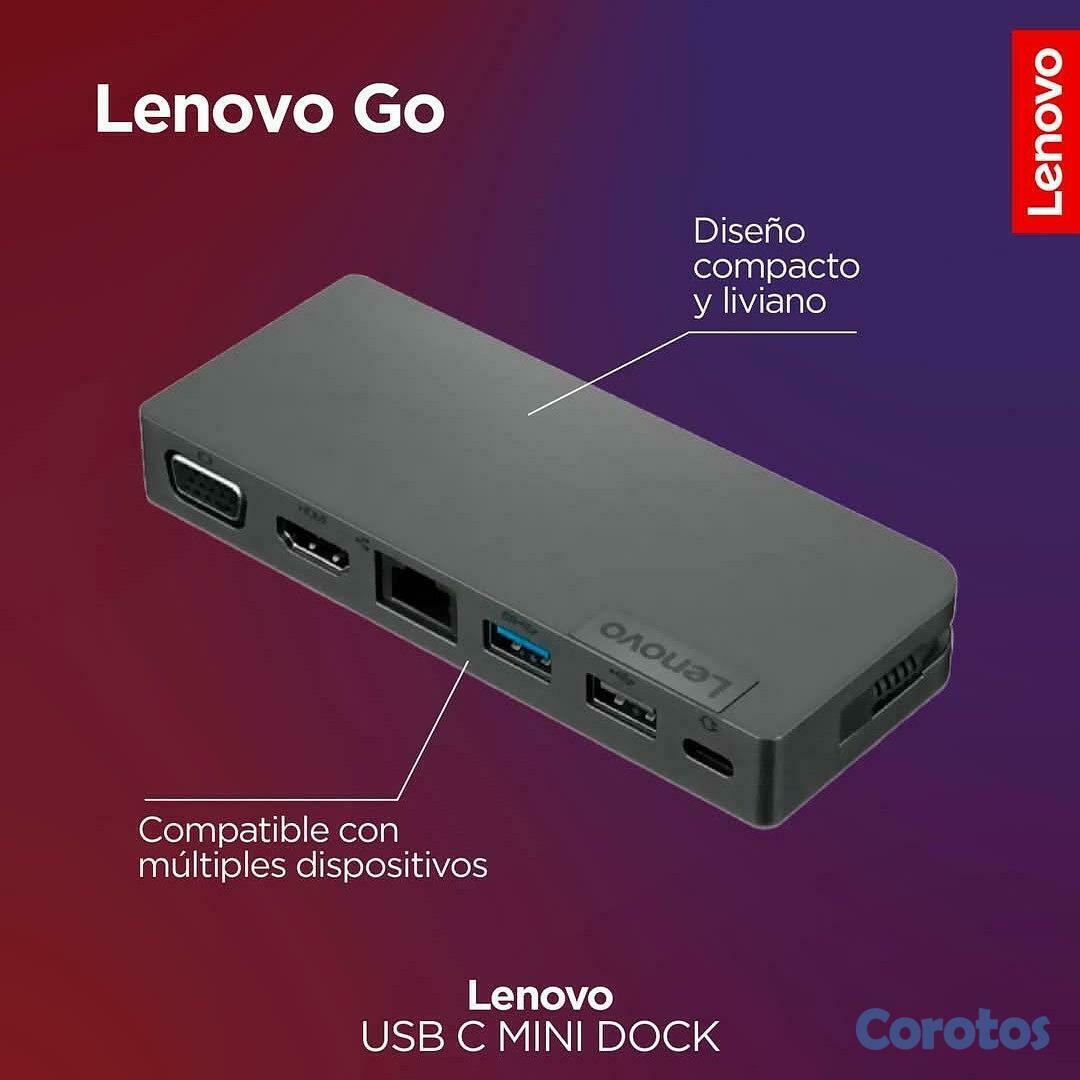 computadoras y laptops - 📌 Lenovo Powered USB-C Travel Hub – Hub USB-C Multipuerto 💻⚡ neg.

 1