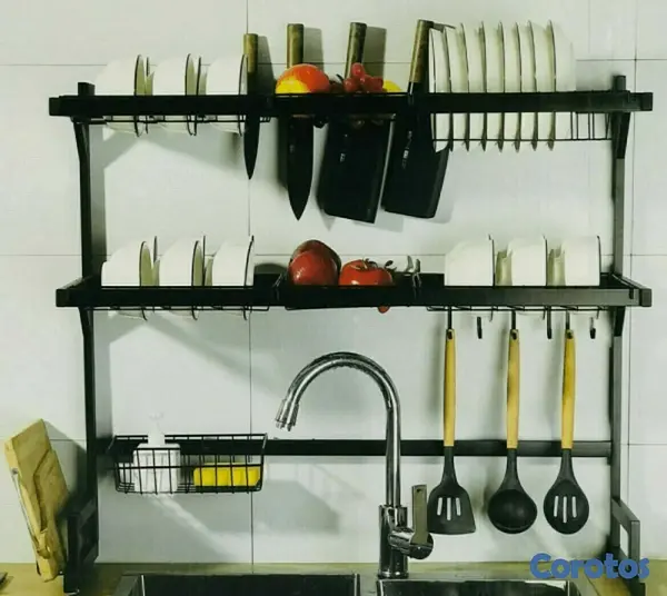 cocina - ESCURRIDOR DE PLATOS Y VASOS 3 NIVELES- RACK KITCHEN 3