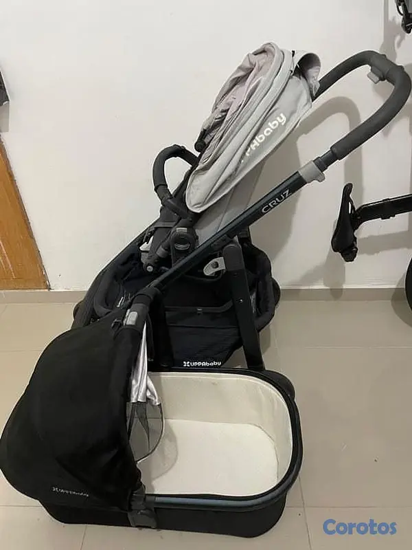 coches y sillas - Coche de bebe, cargador, marca uppababy con sus accesorios 4