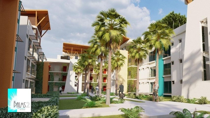 apartamentos - Proyecto en venta Punta Cana #23-1115 un dormitorio, piso bajo, balcón.
 3