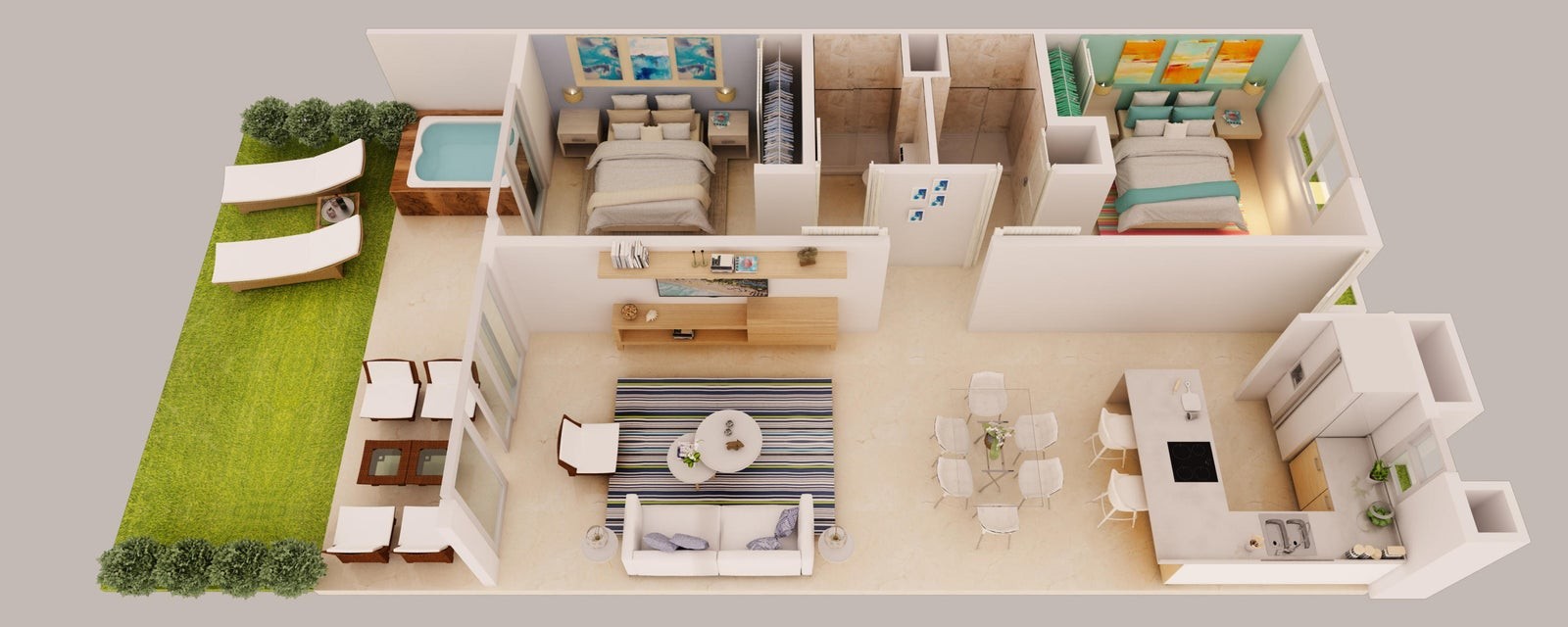 apartamentos - Apartamento a estrenar en venta #23-698 con 2 hab. 2 baños,  piscina, gimnasio.