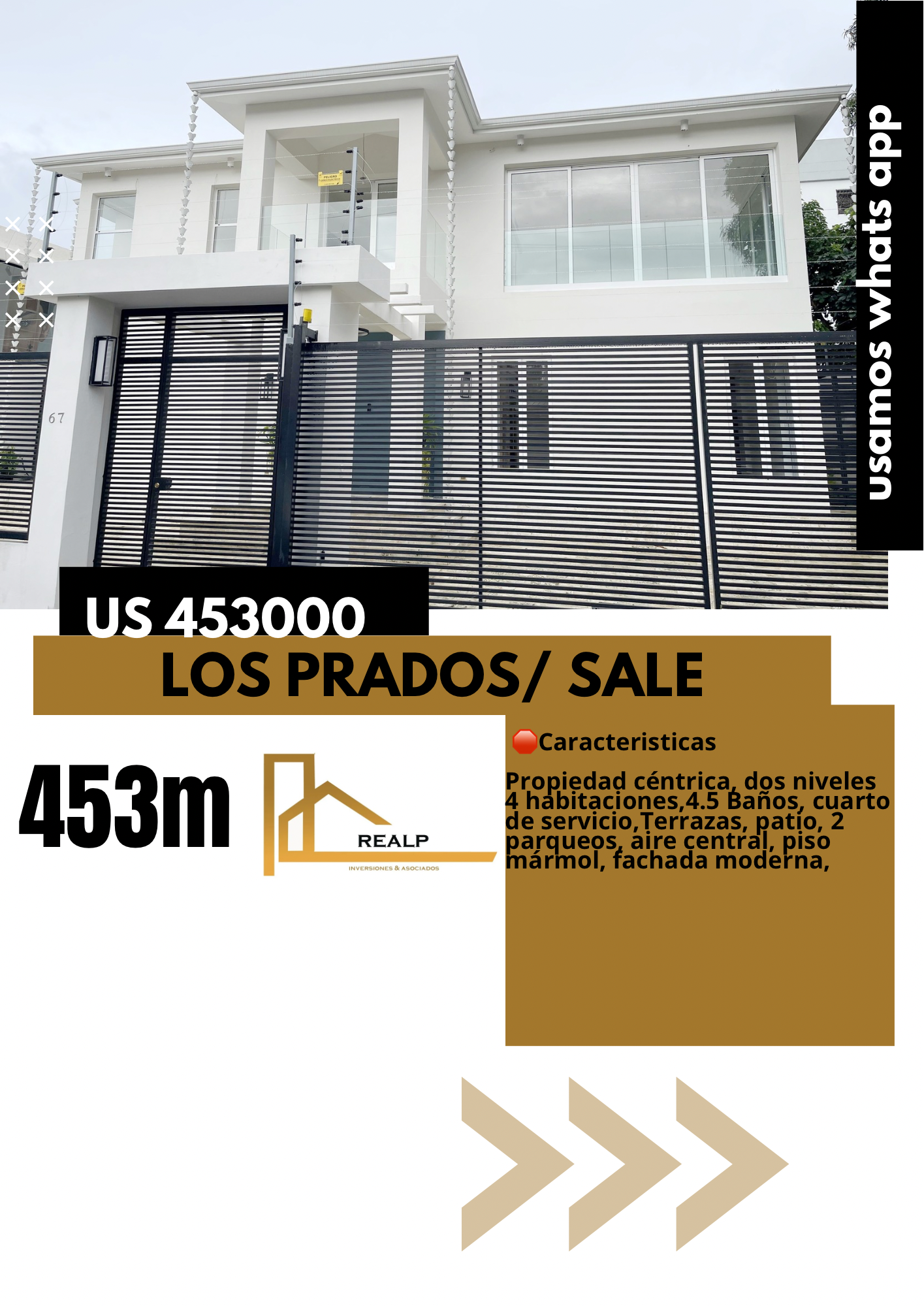 casas - Casa moderna dos niveles 