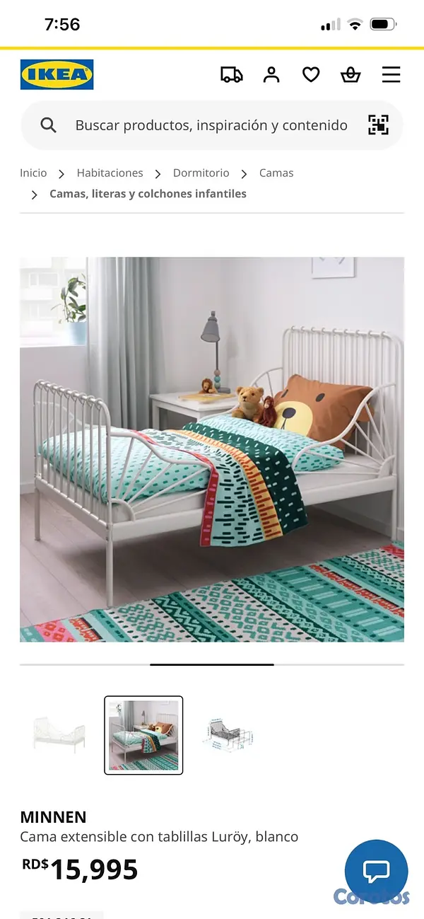 muebles - Cama twig, extendible  4