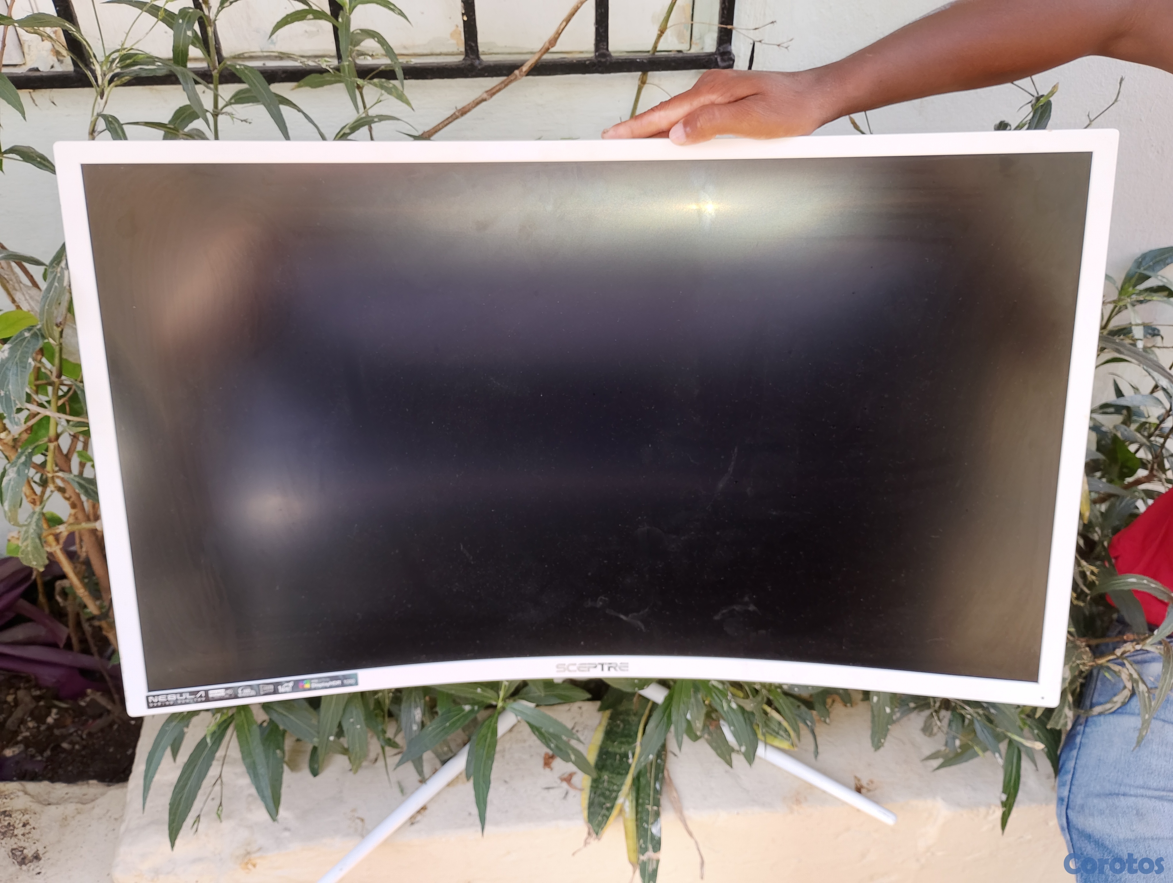 consolas y videojuegos - monitor curvo,marca sceptre 32 pulgadas 👇👇👇👇 3