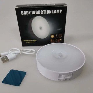 accesorios para electronica - Lámpara foco recargable LED sensor de movimiento de cuerpo LUZ 4