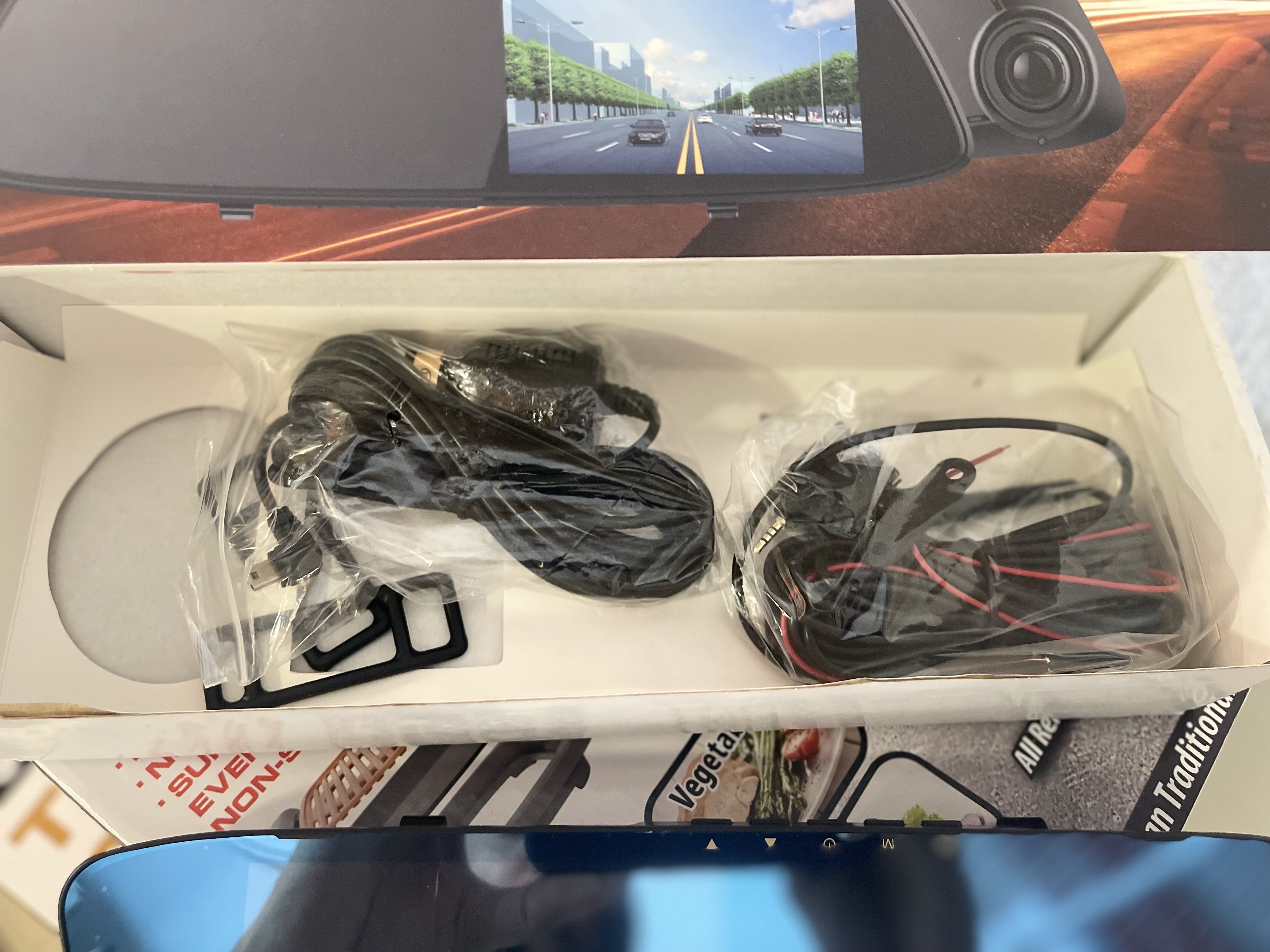 accesorios para vehiculos - Cámara trasera en Retrovisor Universal  6