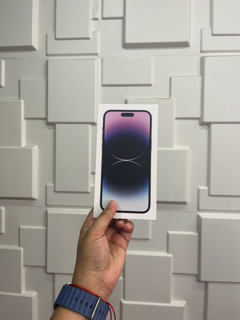 celulares y tabletas - iPhone 14 Pro Max 256GB Deep Purple E-SIM Sellado Factory Clean