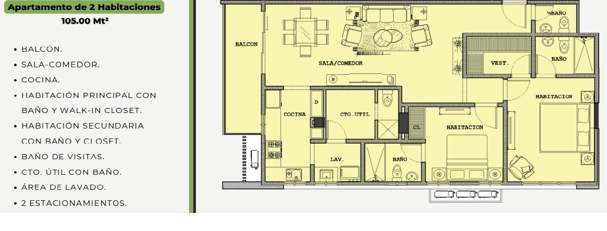 apartamentos - Apartamentos destinados para un uso residencial familiar exclusivamente. 3