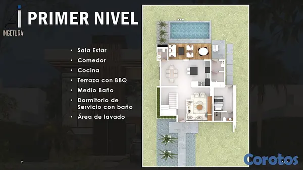 casas vacacionales y villas - PROYECTO DE VILLAS EL NARANJO  7